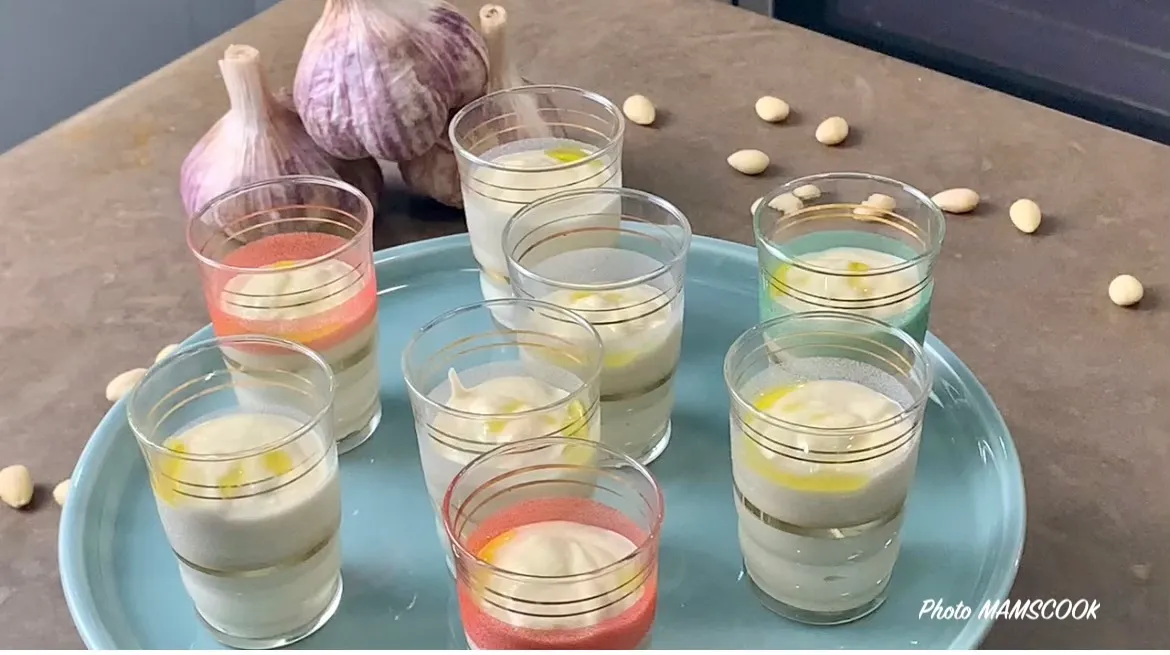 Ajo Blanco ou gaspacho blanc